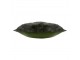 Zelený kožený polštář Capra green - 40*40*10cm