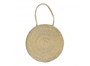 Kulatá kabelka z mořské trávy OTelia - Ø 40*4cm