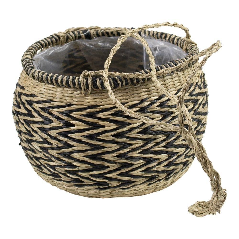 Závěsný květináč z mořské trávy - Ø 20*18cm