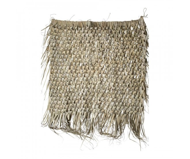 Tapisérie pletený obdélník palmového listí na hůlce - 3*120*120cm