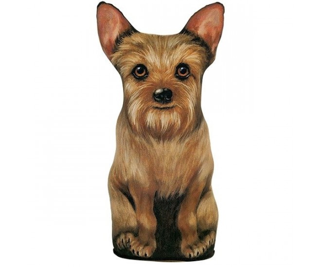 Velká dveřní zarážka v designu teriéra - 38*25*13cm