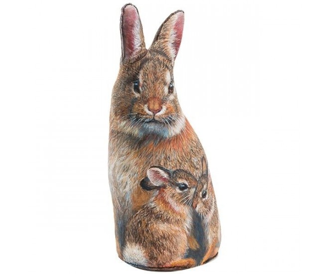 Dveřní zarážka 3D králík Rabbi - 43*25*13cm Mars & More 