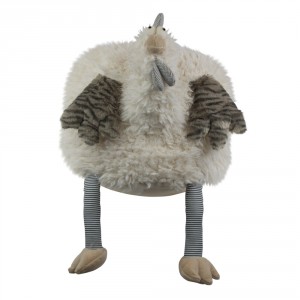 Plyšová hračka chlupaté kuřátko 33cm - 33*33*15cm