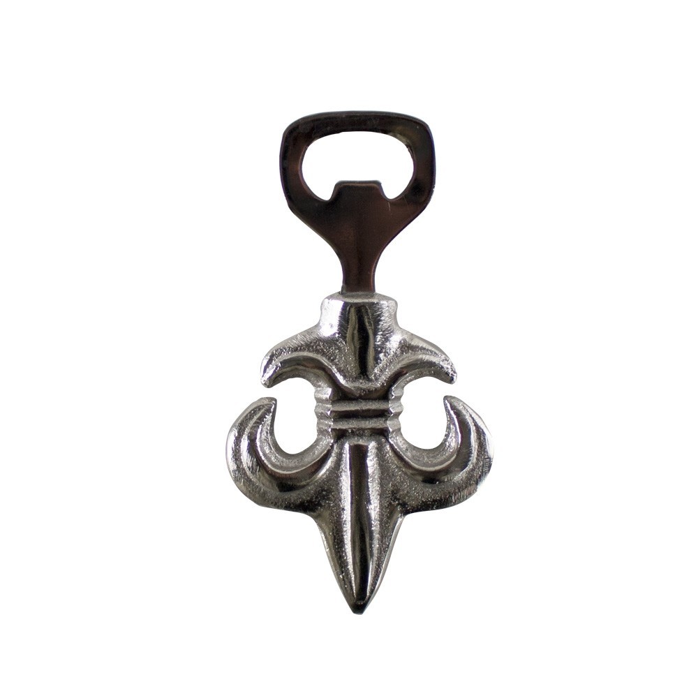 Kovový otvírák na láhve Fleur de Lis - 13cm