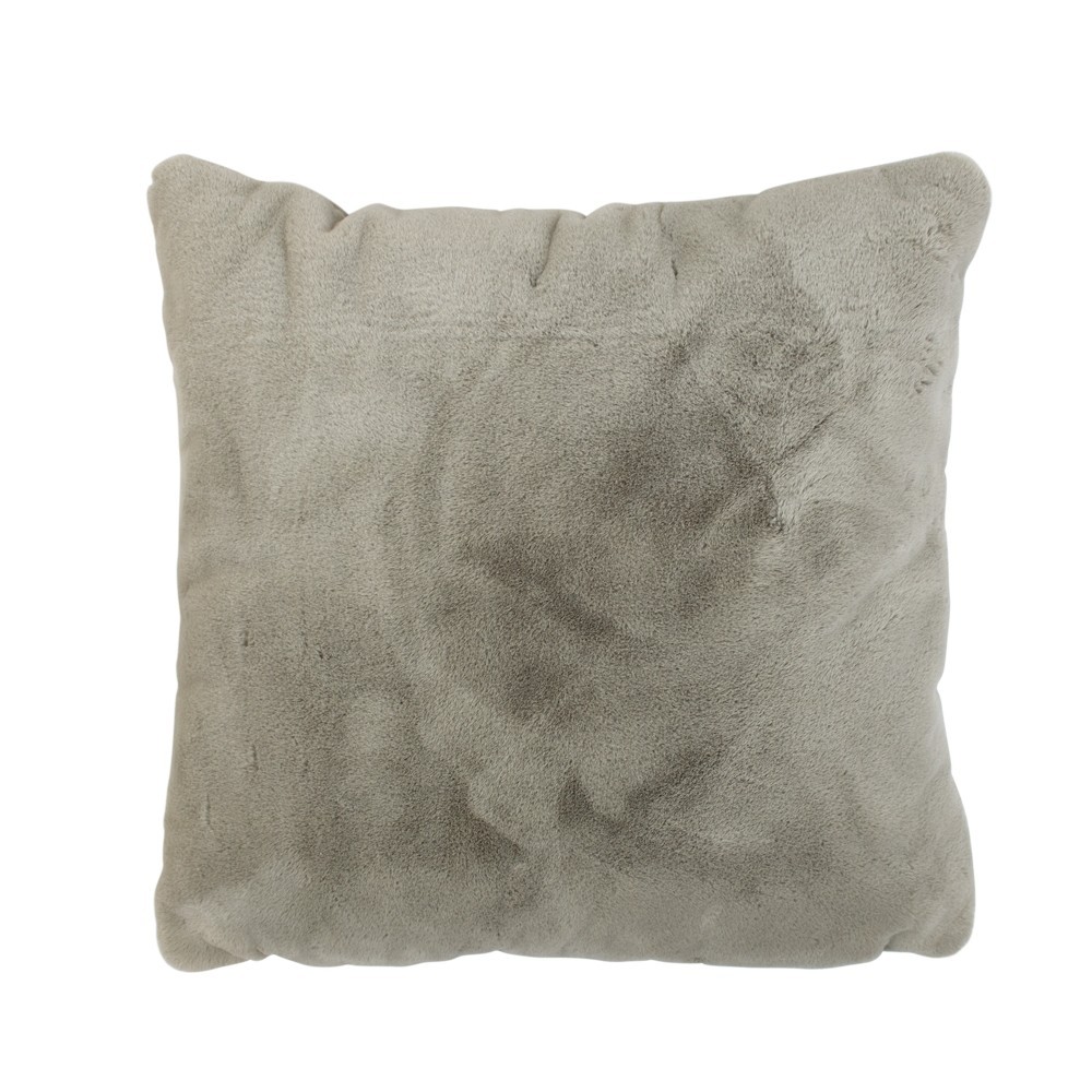 Šedý polštář čtvercový Taupe - 45*45*15cm