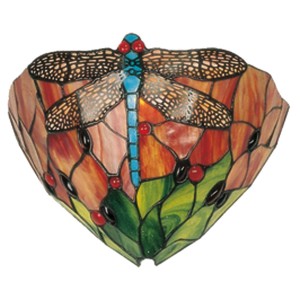 Nástěnná lampa Tiffany - 30*15*20 cm 1x E14 / Max 40W