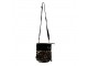 Černo hnědá kožená kabelka přes rameno Žirafa - 27*22*0,7 cm