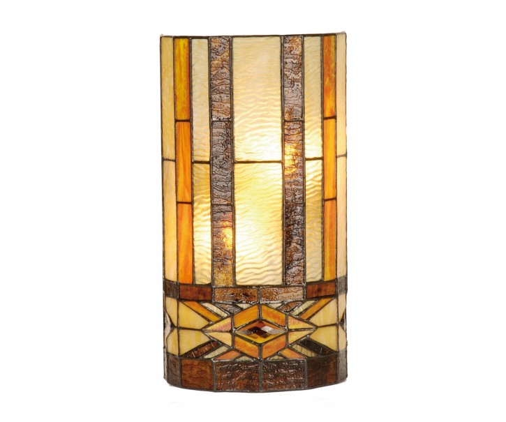 Nástěnná lampa Tiffany Amsterdam - 20*11*36 cm 2x E14 / Max 40W