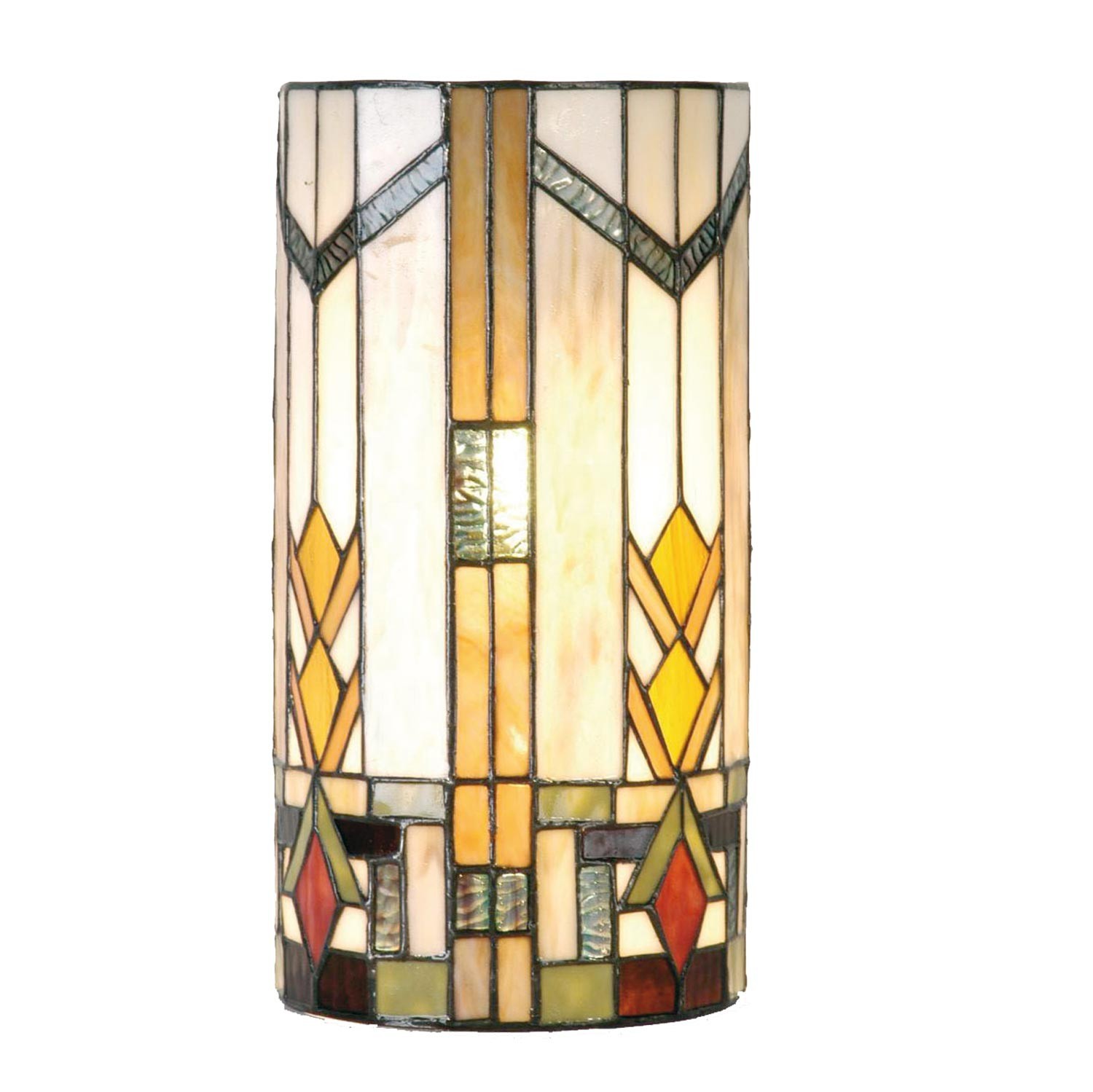 Nástěnná lampa Tiffany - 20*11*36 cm 2x E14 / Max 40w Clayre & Eef