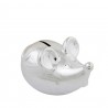 Kasička stříbrná myška - 17*10,5*11cm Barva: stříbrnáMateriál: kameninaHmotnost: 0,33 kg