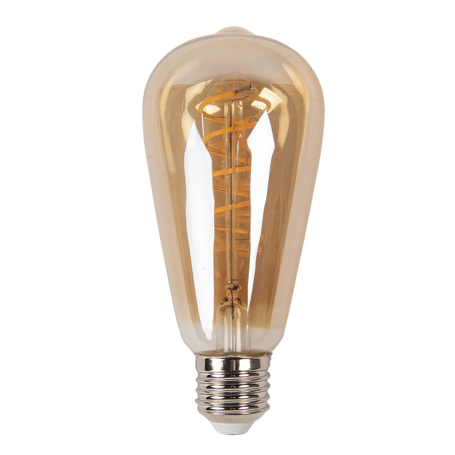Žárovka Antique LED Bulb Spiral - Ø 6*14 cm E27/3W Clayre & Eef