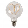 Žárovka Antique LED Bulb Heart - Ø 9*14 cm E27/3W Barva: TransparentníMateriál: skloHmotnost: 0,111 kg