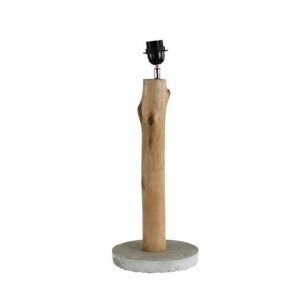 Dřevěná základna ke stojací lampě Eukalyptus - Ø18*30cm / E27