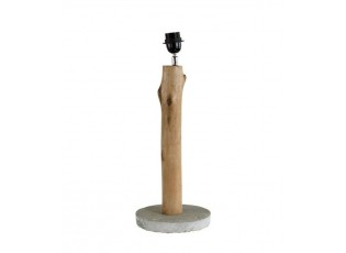 Dřevěná základna ke stolní lampě Eukalyptus - Ø 20*51cm/ E27