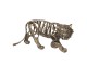 Umělecká dekorace zlatého tygra Un Tigre - 45*15*19 cm