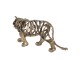 Umělecká dekorace zlatého tygra Un Tigre - 45*15*19 cm