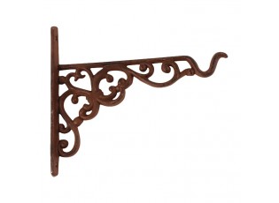 Závěsný litinový hák s ornamenty - 20,5 *2 * 18cm