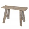 Dekorační dřevěná retro stolička - 40*14*27 cm Barva: hnědáMateriál: neuhlazené dřevoHmotnost: 2,66 kg