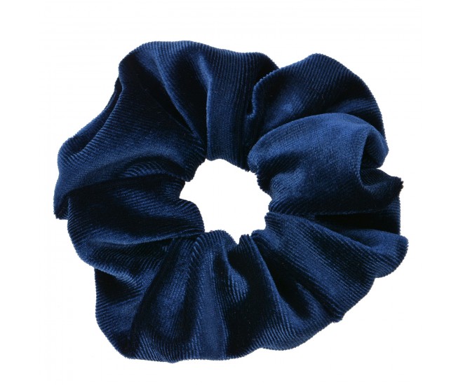 Modrá látková gumička - Ø 10*2 cm