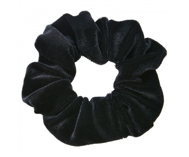 Černá látková gumička - Ø 10*2 cm