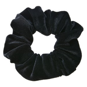Černá látková gumička - Ø 10*2 cm