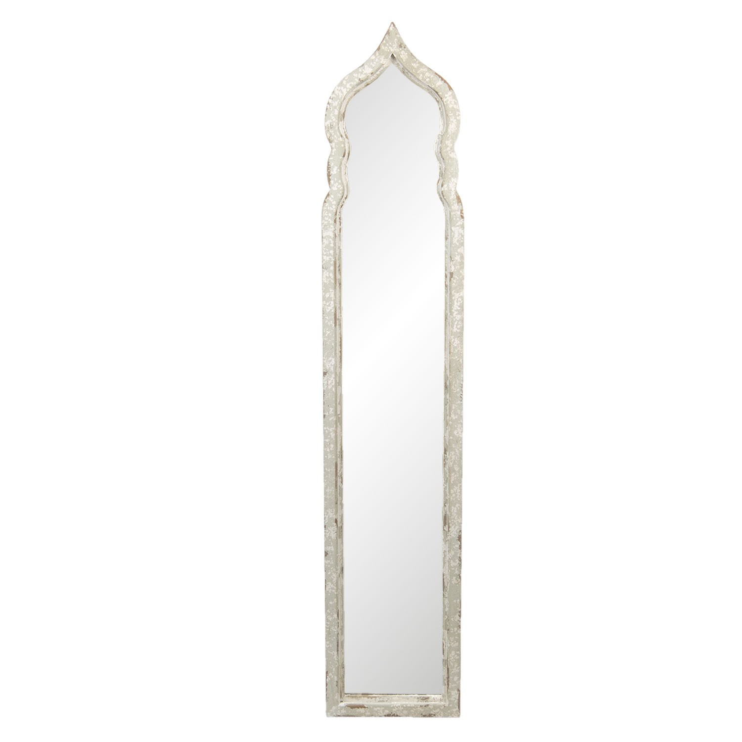 Vintage nástěnné zrcadlo s patinou Lourdes - 30*4*150 cm Clayre & Eef