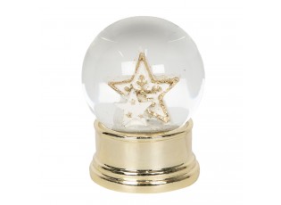 Malé zlaté sněžítko s hvězdou – Ø 4*6 cm