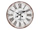 Vintage hodiny s římskými číslicemi s plameňákem – Ø 34*1 cm / 1*AA