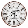 Vintage hodiny s římskými číslicemi s plameňákem – Ø 34*1 cm / 1*AA