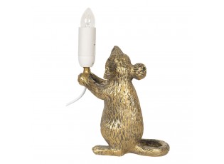 Základna stolní lampa zlatá Myška s patinou - 15*8*19 cm