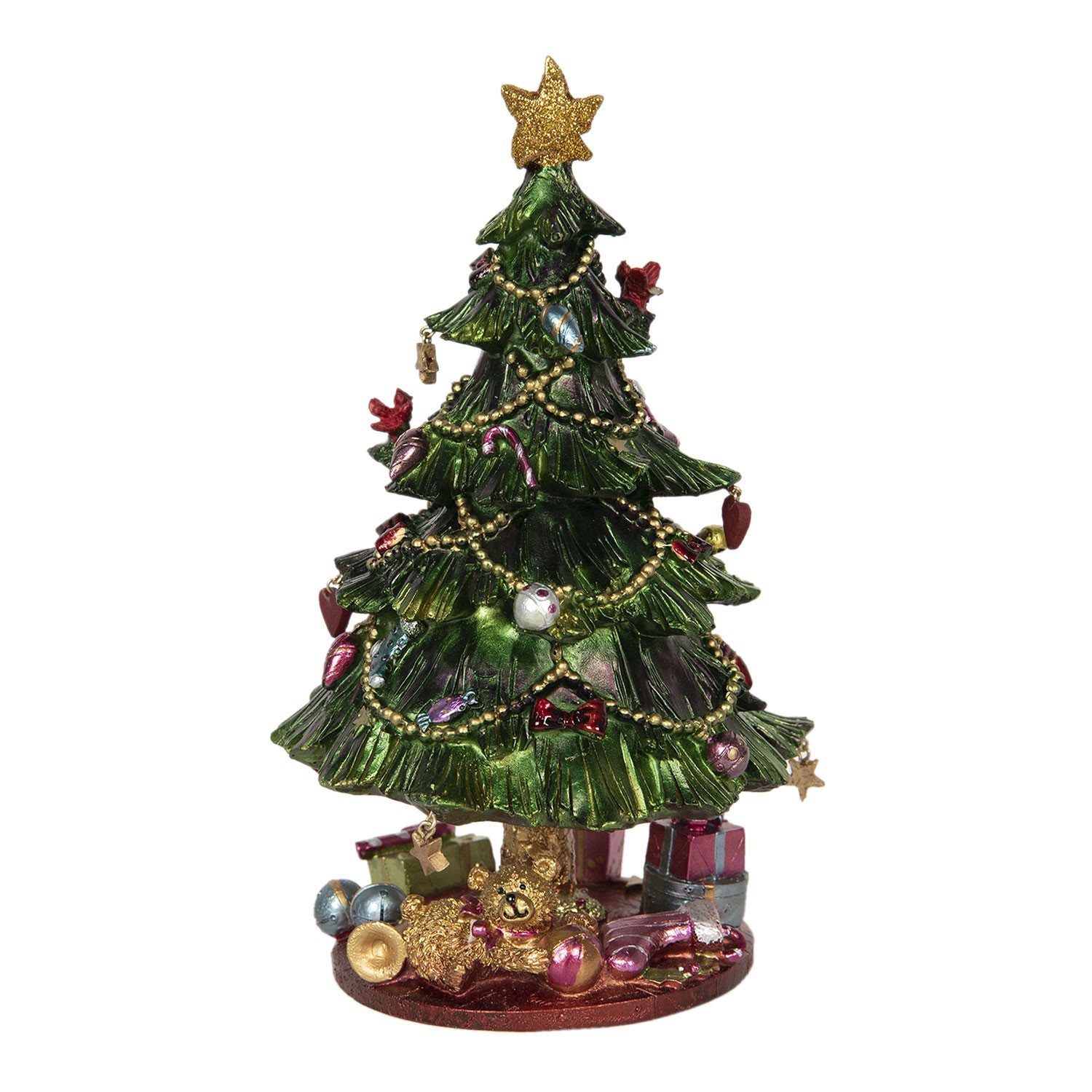 Levně Hrací vánoční stromek - Ø 14*23 cm 6PR2846