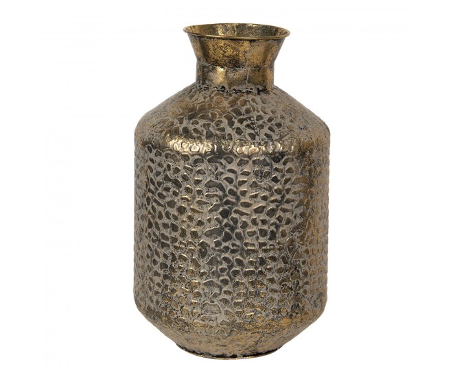 Zlatá kovová váza Marquite – Ø 26*46 cm