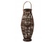Vysoká hnědá bambusová lucerna Bamboo - Ø 29*70 cm
