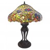 Stolní lampa Tiffany Emmie – Ø 57*83 cm E27/max 3*40W