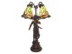 Stolní lampa Tiffany Cloches - 50*28*84 cm E27/max 2*60W