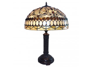 Stolní lampa Tiffany Adélie – Ø 46*62 cm E27/max 2*60W