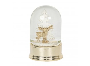 Zlaté sněžítko se sobem – Ø 8*14 cm