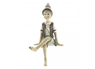 Dekorace sedící Pinocchio - 13*12*23 cm