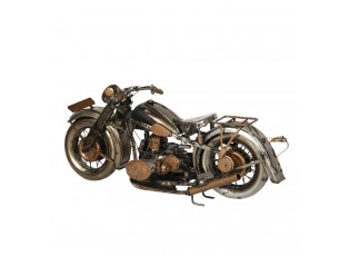 Kovový retro model zlato-měděné motorky - 32*11*14 cm