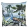 Polštář s výplní s motivem páva Cigogne - 45*45 cmBarva: Vícebarevné Materiál: Polyester 