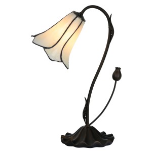 Stolná vitrážované lampa Tiffany Cloches - Ø 17 * 43 cm E14 / max 1 * 25W