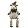 Dekorace sedící vánoční ovečka - 7*7*10 cm