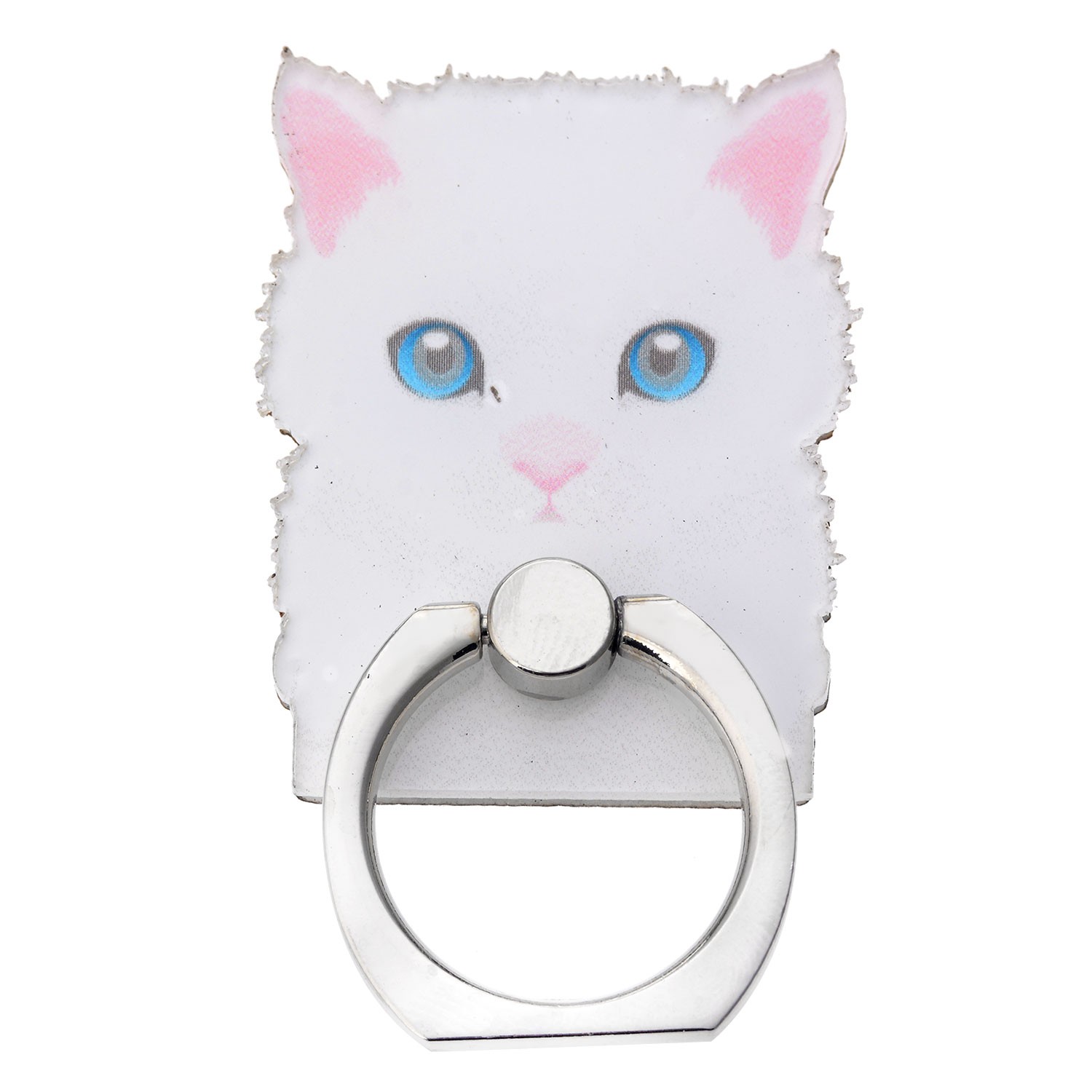 Prsten na mobilní telefon Bílá kočka Clayre & Eef