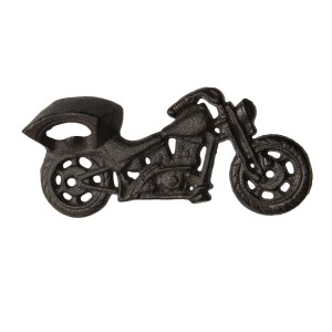 Nástěnný litinový otvírák motorka - 19*3*9 cm