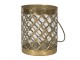 Zlatý kovový svícen Deline – Ø 13*16 cm Clayre & Eef