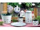 Krémová smaltovaná mýdlenka s bylinkami Herbs - 13*10*9cm