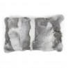 Polštář z králičí kůže Rabbi šedá mix - 50*30*10cm Barva: šedá multiMateriál: 100% přírodní kožešina/ bavlnaHmotnost: 0,6 kg
