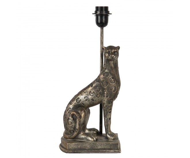 Základna k lampě zlatý Leopard s patinou - 25*25*55 cm Clayre & Eef