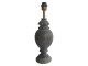 Šedá dřevěná noha k lampě Philippe - Ø17*51 cm E27 Clayre & Eef