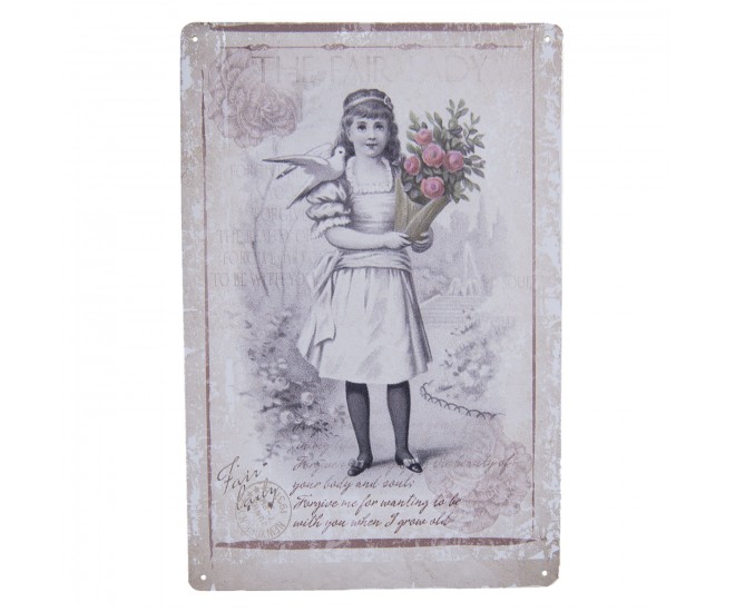 Vintage plechová cedule- 20*30 cm
